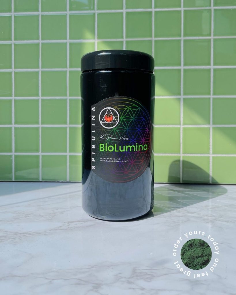 Jar of quantum-infused spirulina - New Phoenix Rising